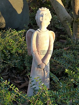 天使,石雕塑,圣誕節(jié)