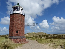 敘爾特島,燈塔,云