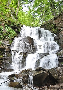 大瀑布,級聯(lián),水