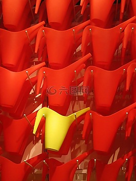 黃色,紅色,罐