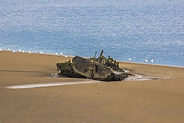 失事,船,海洋