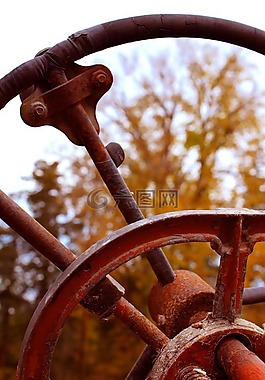 拖拉機(jī),秋,農(nóng)村