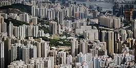 城市,摩天樓,市容