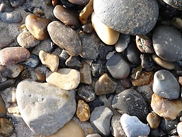 石頭,海灘,海