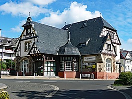 特拉本 trabach,火車站,mosel