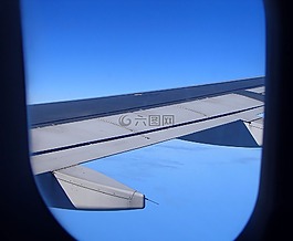 天空,飛機,云