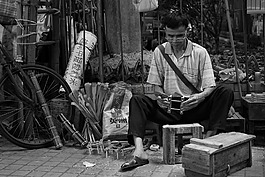 生活,手工,黑白