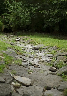 石頭路徑,自然,石