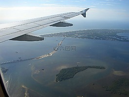 飛,飛機,天空