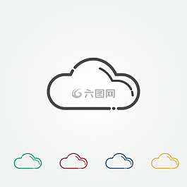 云,圖標(biāo),計(jì)算機(jī)