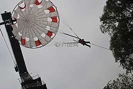 降落傘,極端,空氣