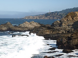 太平洋,海岸,巖
