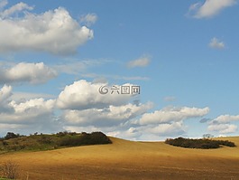云,天空,字段