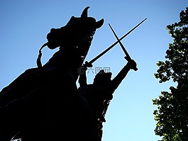 雕像,國(guó)王,馬