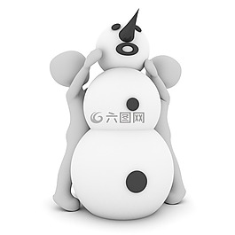 雪人,生成,友好