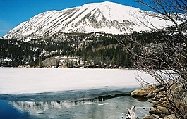 湖,冰,東部
