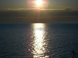 湖,水,光