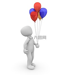 氣球,豐富多彩,浮點數