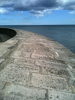 海,走道,天空