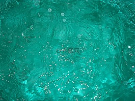 水,雨,綠色
