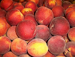 桃,食品,桃子