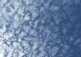 云,天空,白
