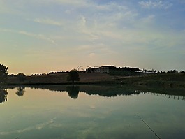 湖,托斯卡納,夏季