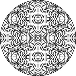 曼陀羅,模式,顏色