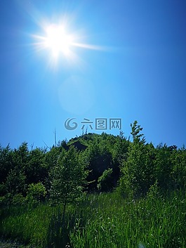 天空,自然,夏天