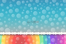 彩虹,背景,邊境