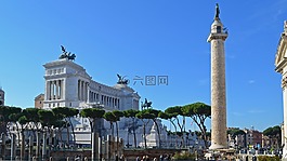 piazza del popolo广场,罗马,意大利