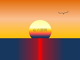 日落,太陽,日落背景