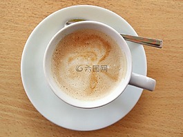 咖啡,杯,時間