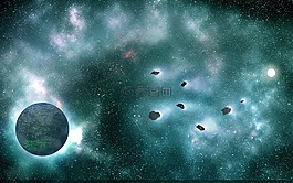 行星,空間,小行星