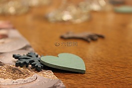 愛情,雪花,裝飾