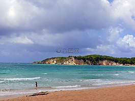 海灘,太陽(yáng),度假