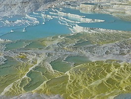 pamukkale,石灰燒結(jié)礦陽臺,鈣