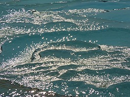 pamukkale,水,濺