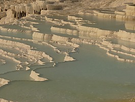 pamukkale,石灰燒結(jié)礦陽臺,鈣