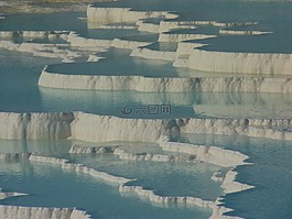 pamukkale,石灰燒結(jié)礦陽臺,鈣