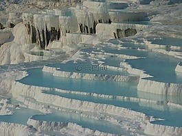 pamukkale,石灰燒結(jié)礦陽臺,鈣