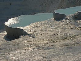 pamukkale,石灰燒結(jié)礦陽臺,鈣