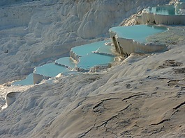 pamukkale,石灰燒結(jié)礦陽臺,鈣