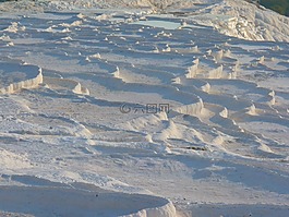 pamukkale,石灰燒結(jié)礦陽臺(tái),鈣