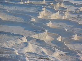 pamukkale,石灰燒結(jié)礦陽臺,鈣