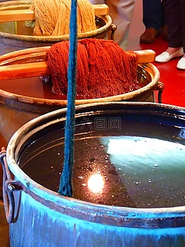 染色,顏色,工廠