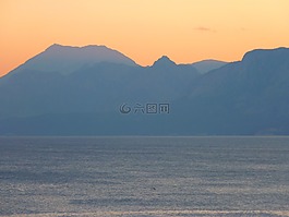 山,海,景觀