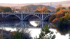橋,老,混凝土