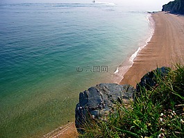 东,德文,海滩