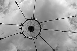 金屬,天空,云